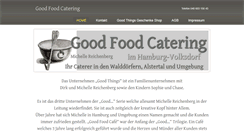 Desktop Screenshot of goodfoodcatering.de